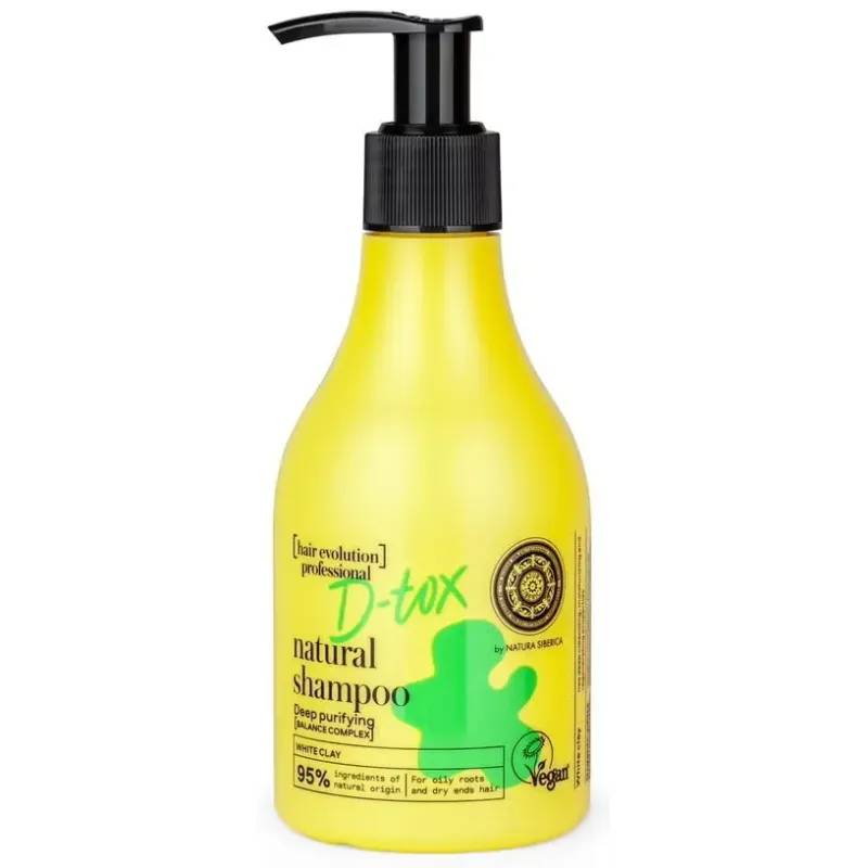 Natura siberica d-tox champú natural de arcilla blanca 245ml | Farmacia Barata Natura siberica d-tox champú natural de arcilla blanca 245ml | Farmacia Barata
