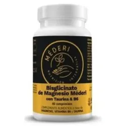Bisglicinato de magnesio taurina+vit b6 60comp.