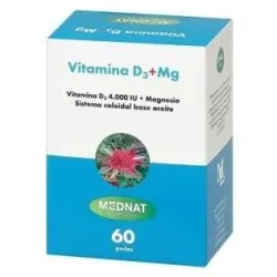 Mednat vitamina d3 + magnesio 60caps