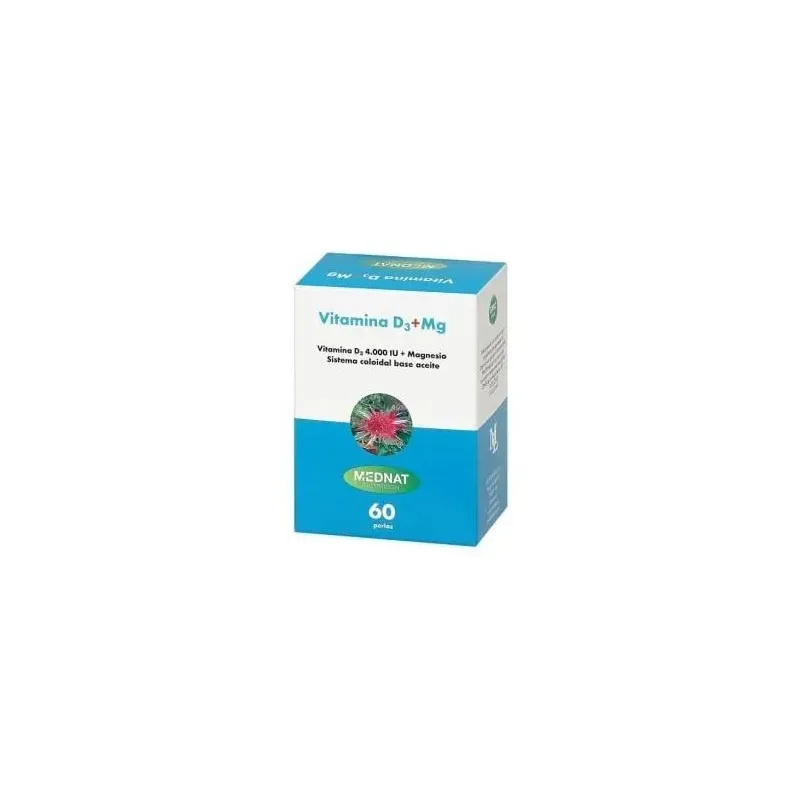 Mednat vitamina d3 + magnesio 60caps | Farmacia Barata