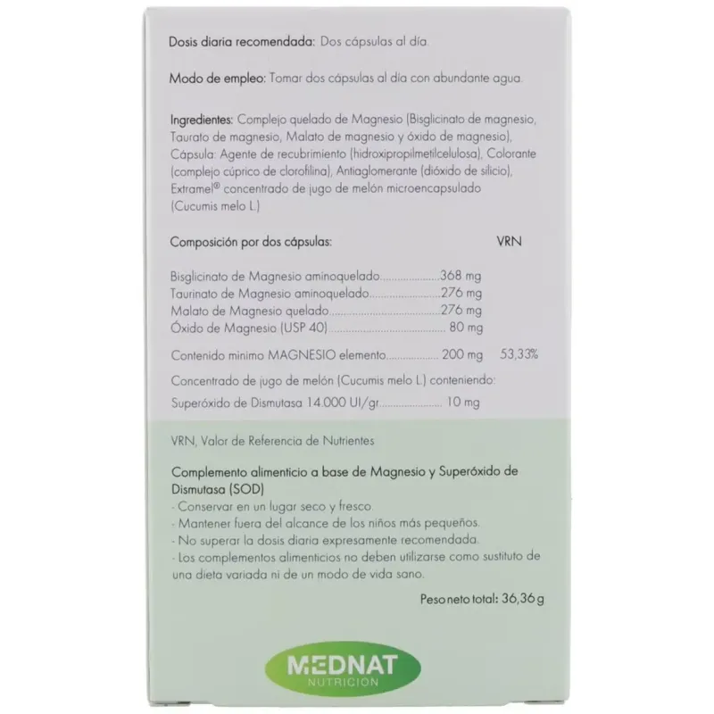 Magnesod 60cap. - mednat | Farmacia Barata Magnesod 60cap. - mednat | Farmacia Barata