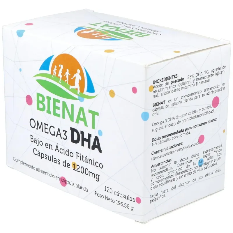 Bienat dha omega 3 1000mg. 120cap. 2 | Farmacia Barata Bienat dha omega 3 1000mg. 120cap. 2 | Farmacia Barata