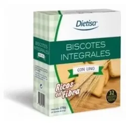 Dietisa biscotes con lino integrales 270g
