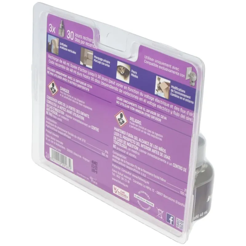 Feliway classic pack recambio 3meses 2 | Farmacia Barata