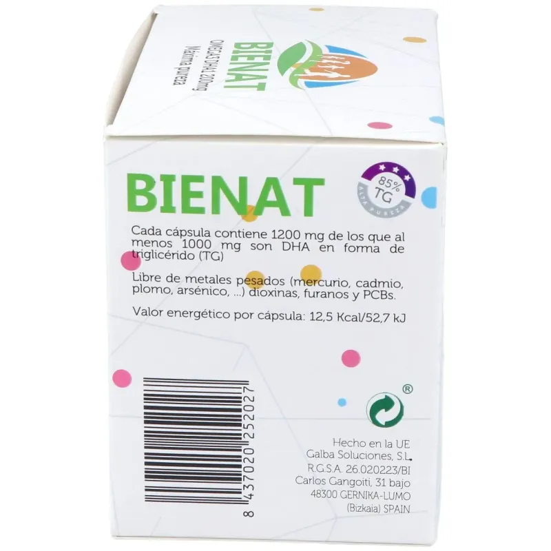 Bienat dha omega 3 1000mg. 120cap. 2 | Farmacia Barata Bienat dha omega 3 1000mg. 120cap. 2 | Farmacia Barata