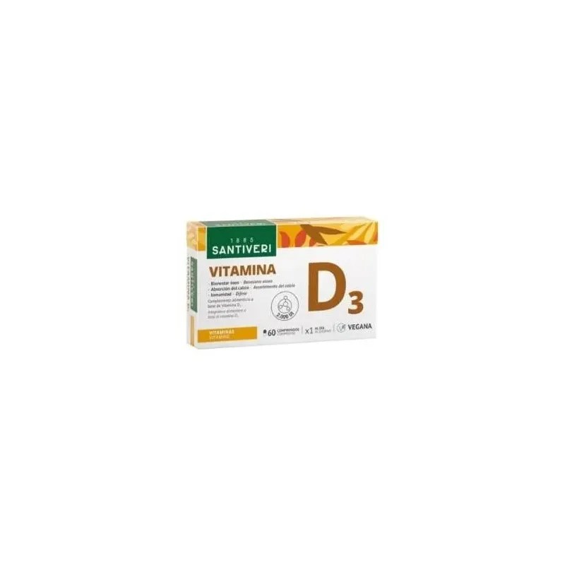 Vitamina d3 60comp. - santiveri | Farmacia Barata