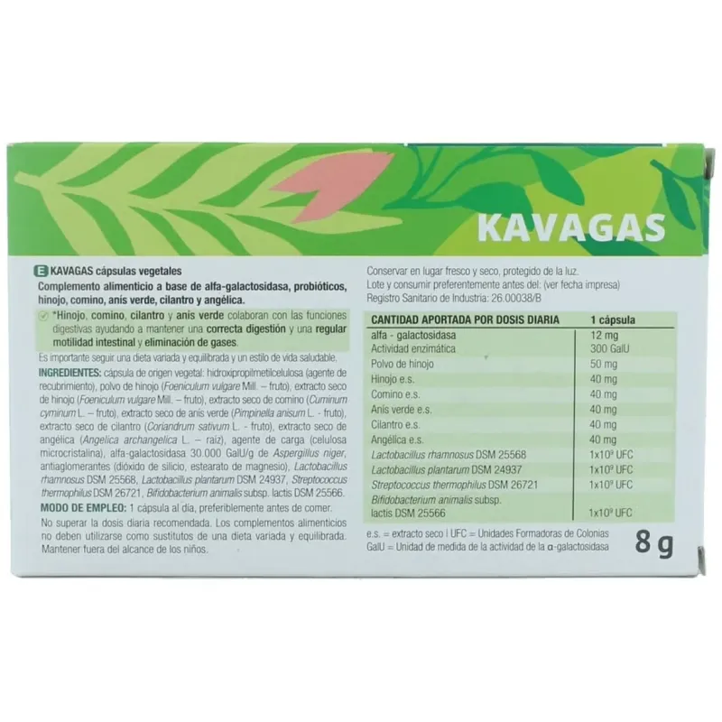 Kavagas 20cap. - santiveri | Farmacia Barata