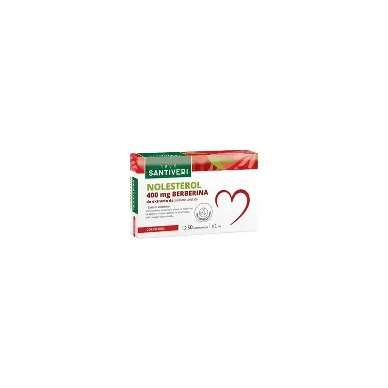 Santiveri nolesterol berberina 400mg 30comp | Farmacia Barata Santiveri nolesterol berberina 400mg 30comp | Farmacia Barata