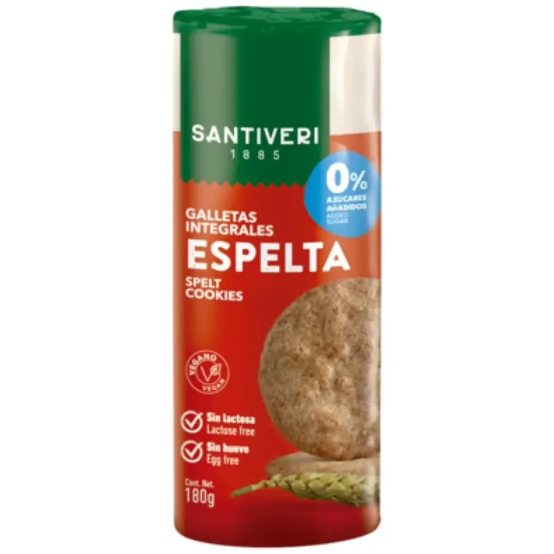 Galletas integrales espelta 0% azucares 175gr. | Farmacia Barata