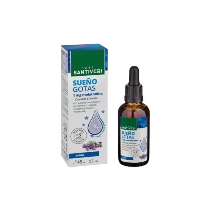 Santiveri sueño 1mg melatonina 45ml | Farmacia Barata