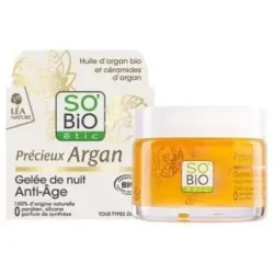 So'bio étic gel noche antiedad argan 40ml