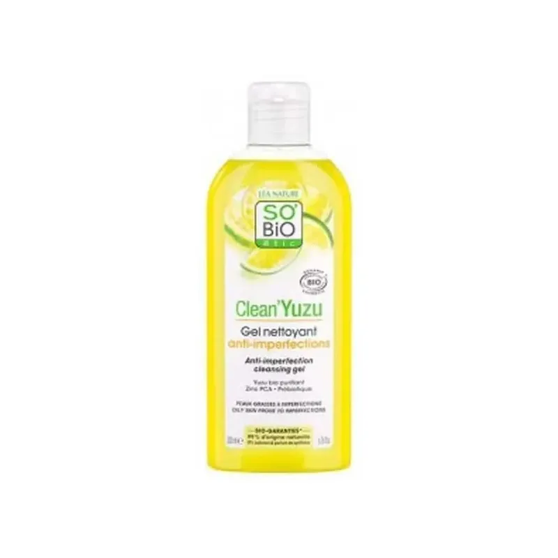 So bio etic clean yuzu gel limpiador anti imperfecciones 200ml | Farmacia Barata So bio etic clean yuzu gel limpiador anti imperfecciones 200ml | Farmacia Barata