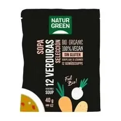 Naturgreen sopa ecológica selección de 12 verduras 40 g