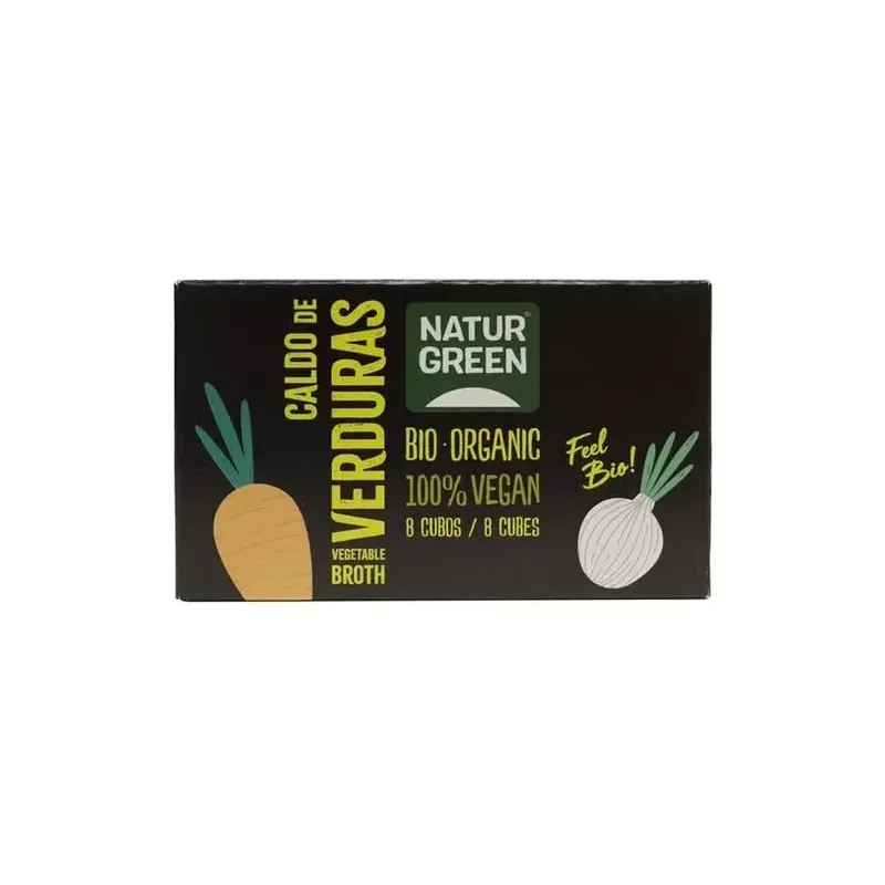 Naturgreen cubito ecológico de caldo de verduras (10x8_4 g) | Farmacia Barata
