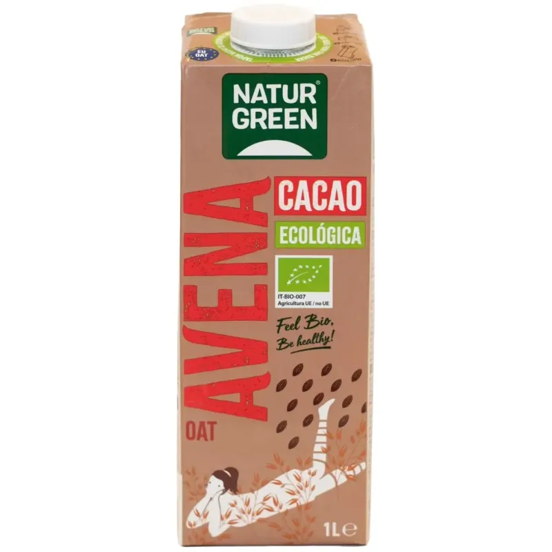 Naturgreen bebida ecológica de avena y cacao con calcio 1l | Farmacia Barata Naturgreen bebida ecológica de avena y cacao con calcio 1l | Farmacia Barata