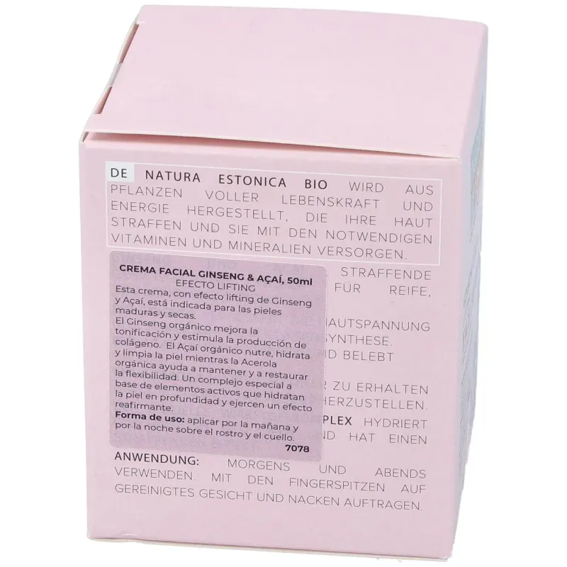 Crema facial ginseng-acai 50ml. bio | Farmacia Barata Crema facial ginseng-acai 50ml. bio | Farmacia Barata
