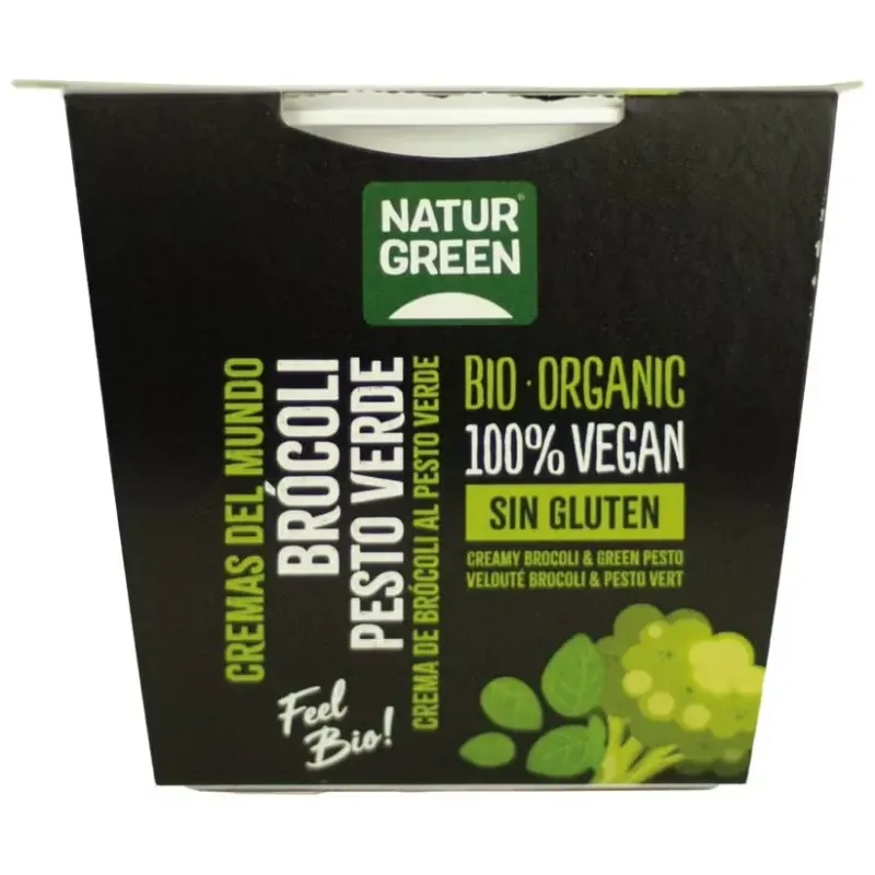 Naturgreen crema ecológica de brócoli al pesto verde 310 g | Farmacia Barata Naturgreen crema ecológica de brócoli al pesto verde 310 g | Farmacia Barata
