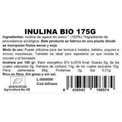 Experience inulina fibra soluble 175gr. bio sg | Farmacia Barata