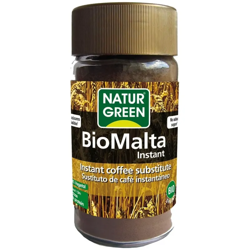 Naturgreen malta ecológica instantánea 100 g | Farmacia Barata