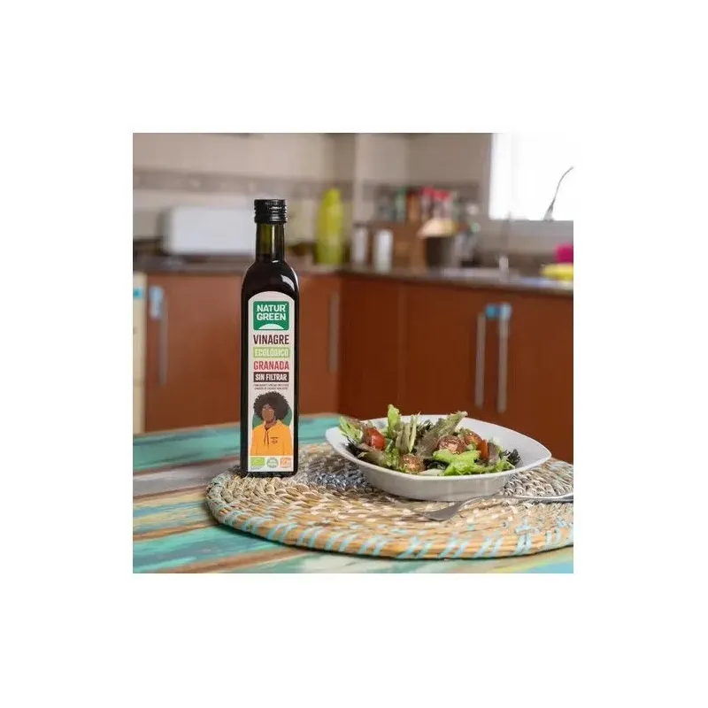 Naturgreen vinagre de granada sin filtrar bio 500ml | Farmacia Barata