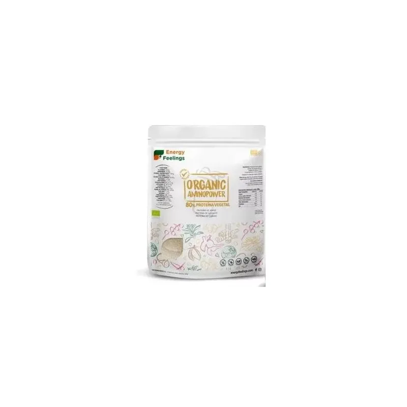 Energy feelings organic aminopower 80% neutro 500g | Farmacia Barata