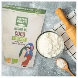 Naturgreen harina de coco ecológica 500g | Farmacia Barata