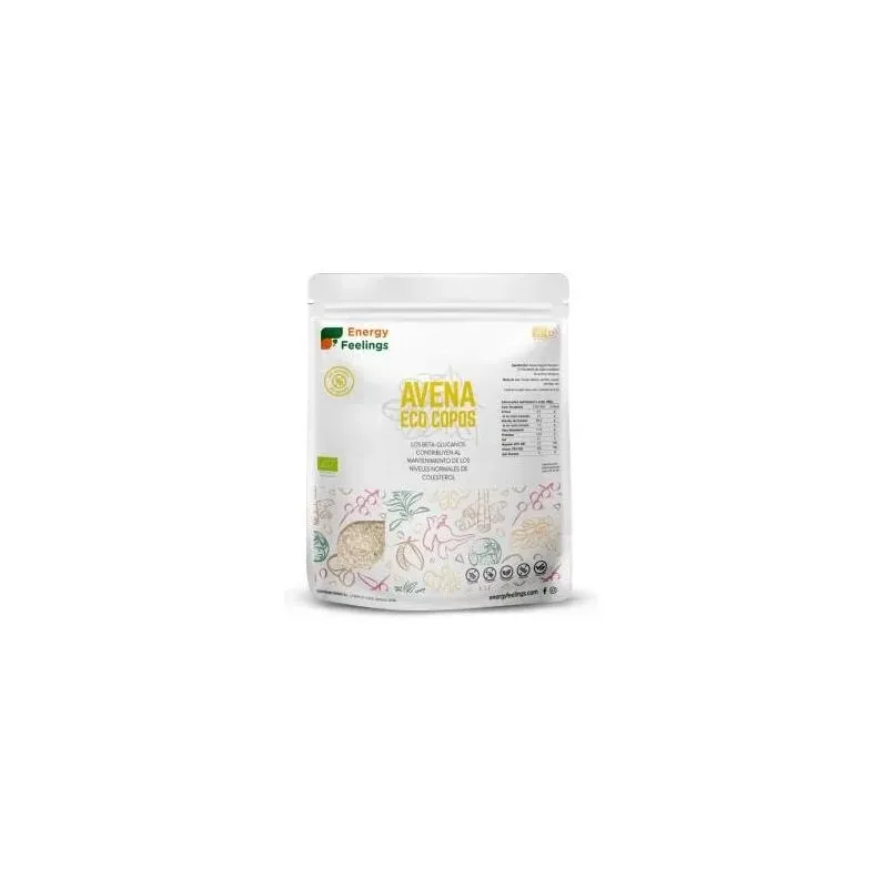Energy feelings copos de avena eco vegan sin gluten 1kg | Farmacia Barata