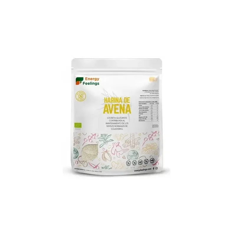 Energy feelings harina avena sin gluten xxl bio 1kg | Farmacia Barata