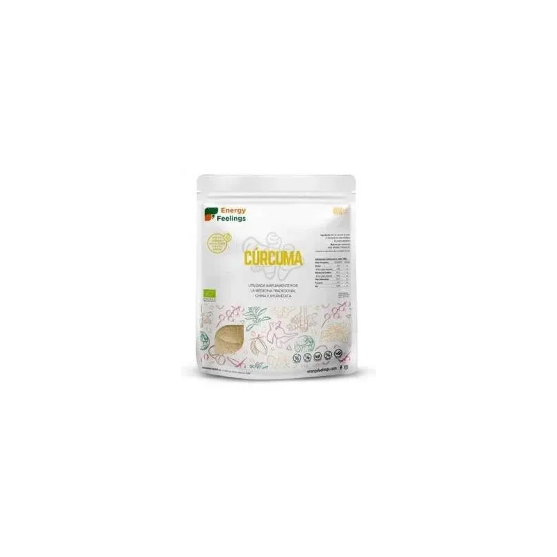 Energy feelings curcuma polvo eco vegan sin gluten1kg | Farmacia Barata