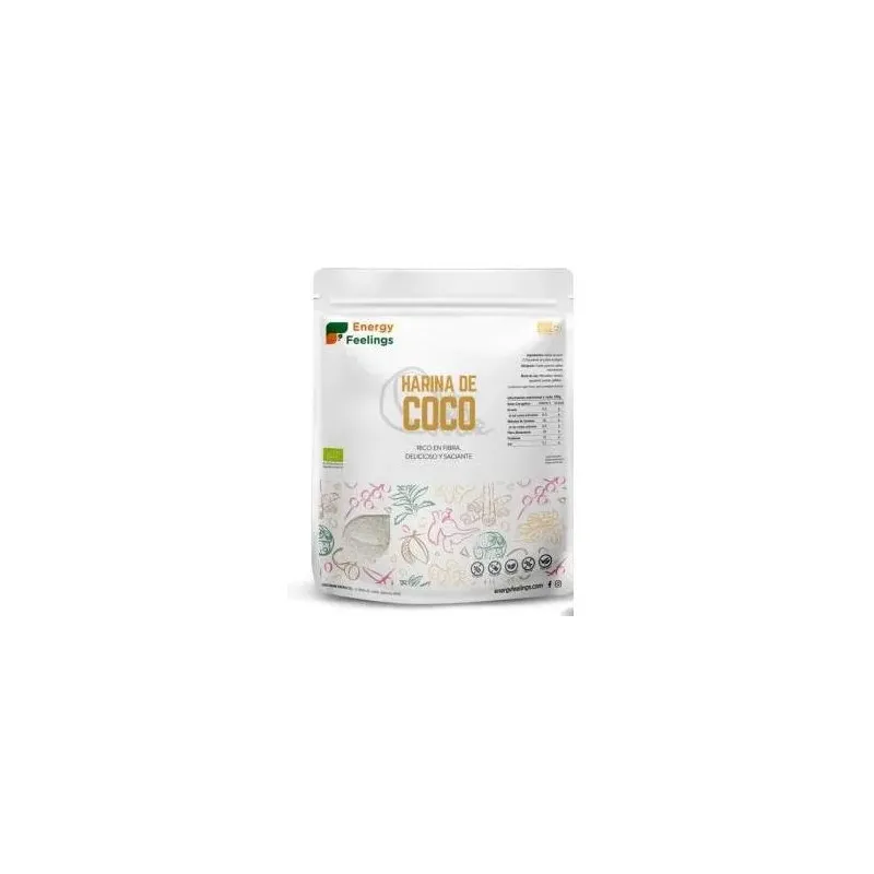 Energy feelings harina de coco eco vegan sin gluten 1kg | Farmacia Barata