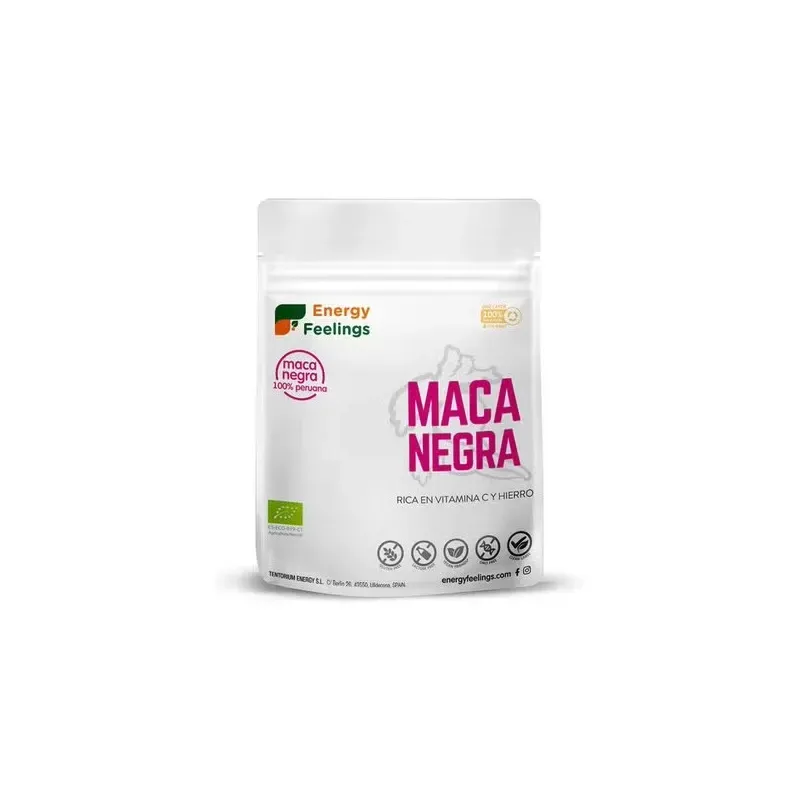 Energy feelings maca negra polvo eco vegan sin gluten 200g | Farmacia Barata