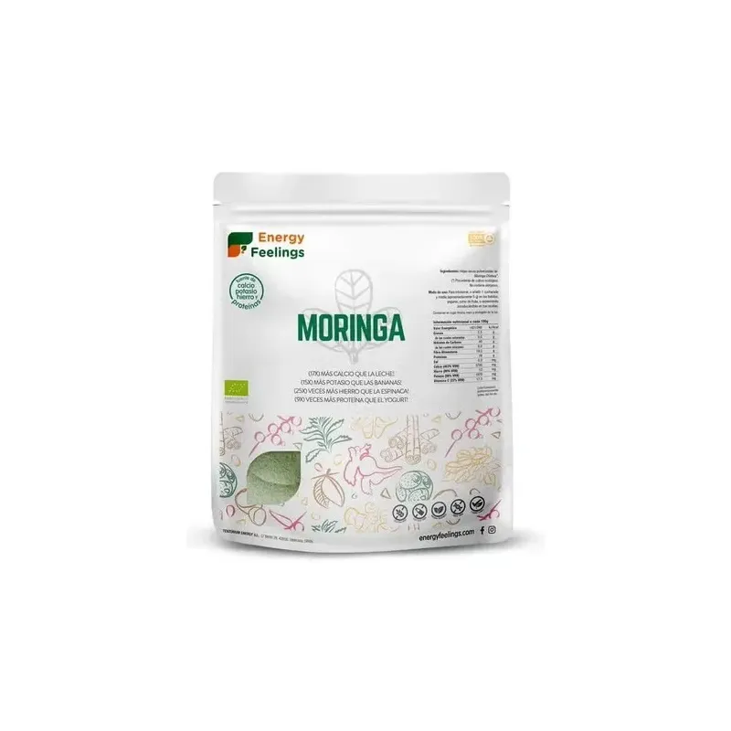 Energy feelings moringa polvo eco vegan sin gluten 1 kg | Farmacia Barata Energy feelings moringa polvo eco vegan sin gluten 1 kg | Farmacia Barata
