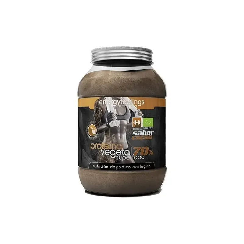 Energy feelings proteina vegana 70% cacao eco vegan 1kg | Farmacia Barata Energy feelings proteina vegana 70% cacao eco vegan 1kg | Farmacia Barata
