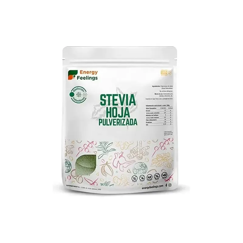 Energy feelings estevia hoja pulverizada 100g | Farmacia Barata