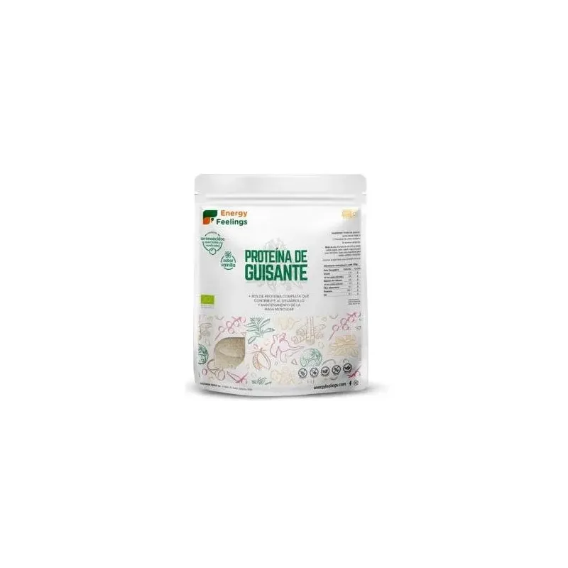 Energy feelings proteina de guisante vainilla eco vegan sin gluten 1kg | Farmacia Barata