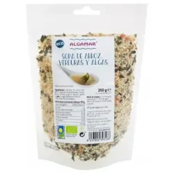 Algamar sopa arroz verdura algas eco 250g