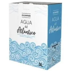 Agua del oceano atlantico agua de mar bag in box 3l.