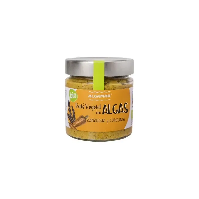 Pate de algas zanahoria y curcuma 180gr. bio | Farmacia Barata