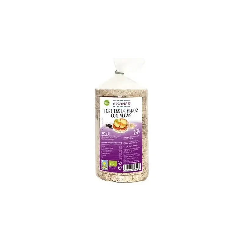 Algamar tortitas de arroz y algas bio 100g | Farmacia Barata