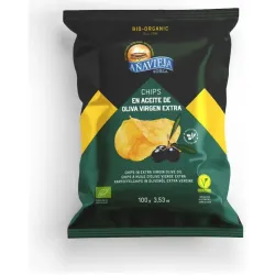Patatas fritas con aceite de oliva 100gr. eco