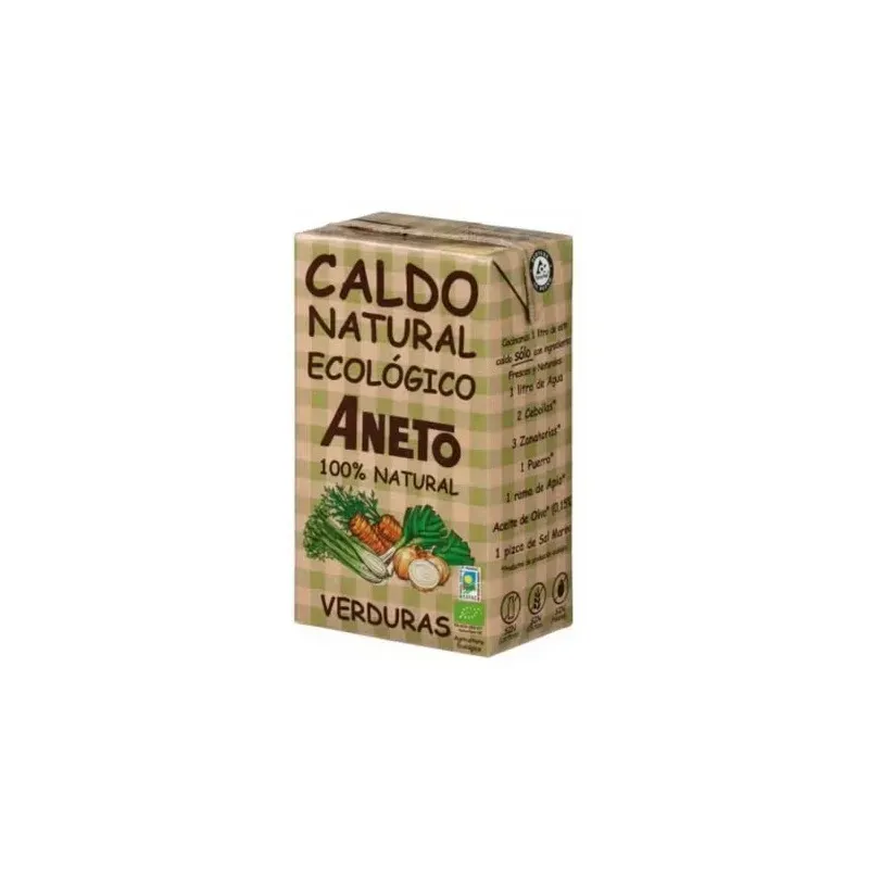 Caldo verduras bio 1l aneto | Farmacia Barata