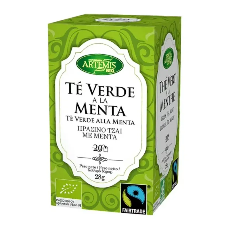 Te verde a la menta infusion 20bolsitas. bio | Farmacia Barata