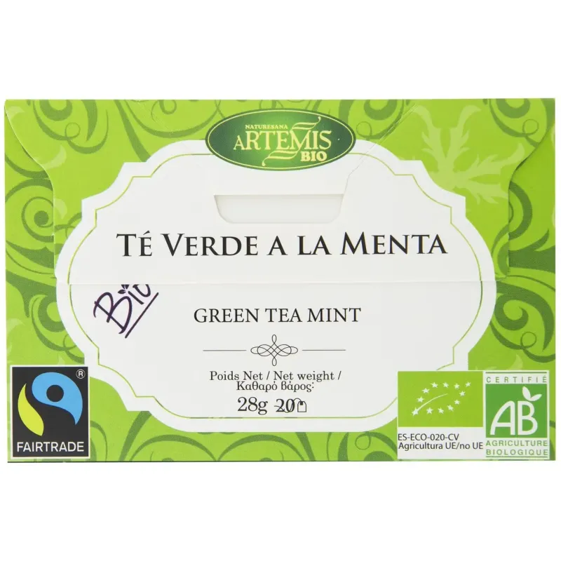 Te verde a la menta infusion 20bolsitas. bio | Farmacia Barata