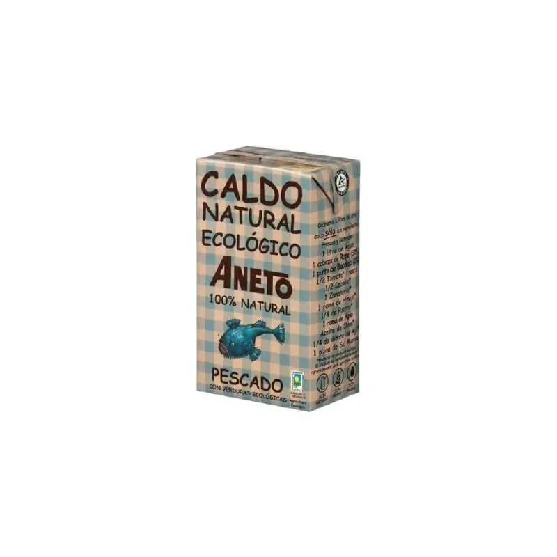 Caldo pescado bio 1l aneto | Farmacia Barata