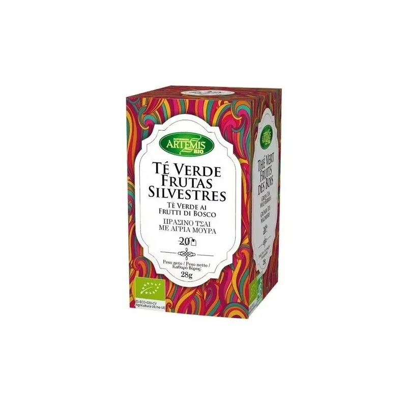 Te verde frutas silvestres infusion 20bolsitas bio | Farmacia Barata