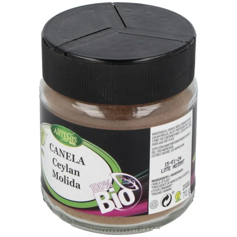 Especia de canela ceylan xl molida 70gr. bio | Farmacia Barata