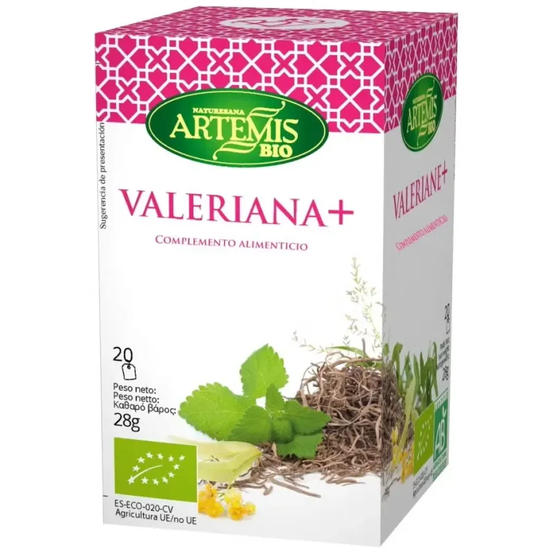 Artemis bio valeriana plus eco 20 filtros | Farmacia Barata