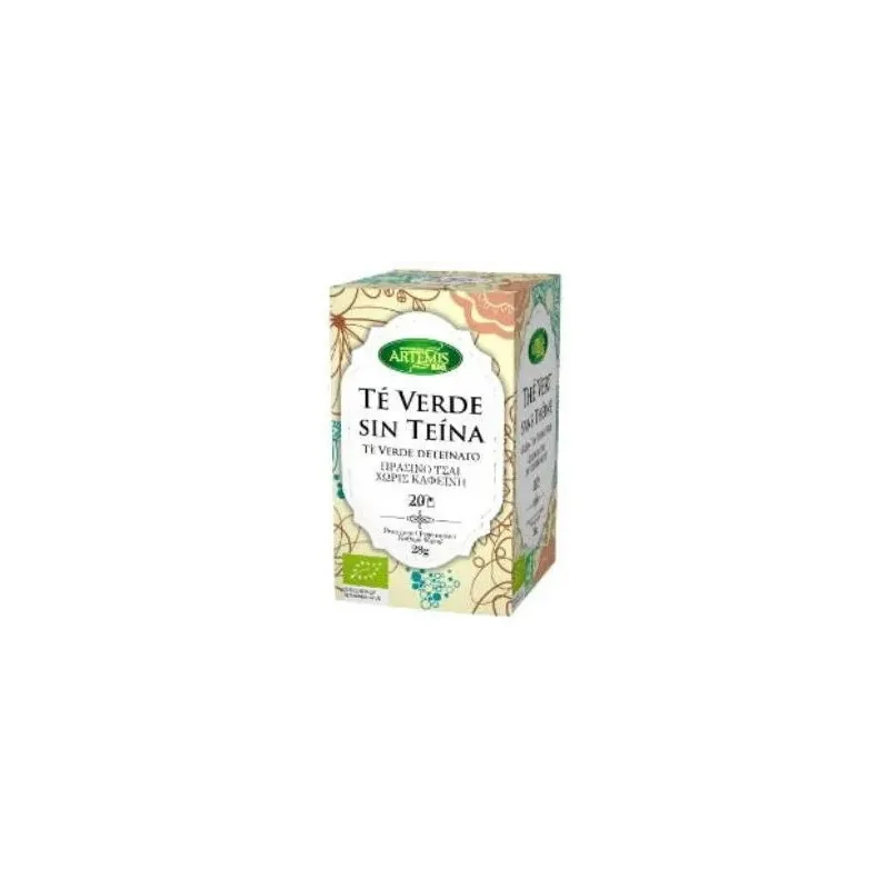 Te verde sin teina infusion 20bolsitas. bio | Farmacia Barata