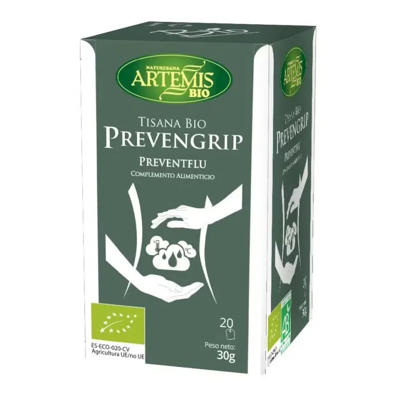 Artemis tisana prevengrip-t bio 20 filtros | Farmacia Barata