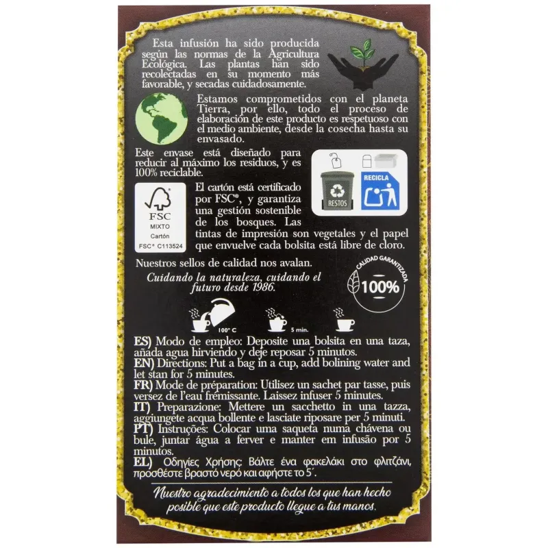 Te garam massala sin teina infusion 20bolsitas bio | Farmacia Barata Te garam massala sin teina infusion 20bolsitas bio | Farmacia Barata